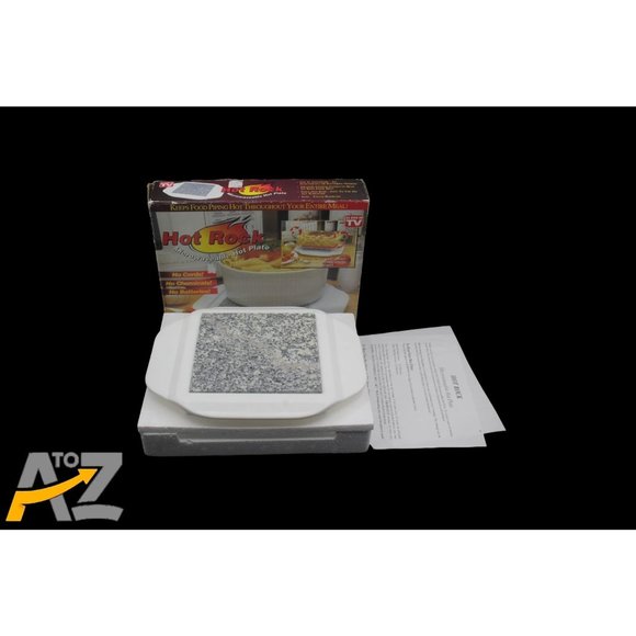 Kitchen Vintage Keep It Hot Hot Rock Microwave Hot Plate As Seen On
